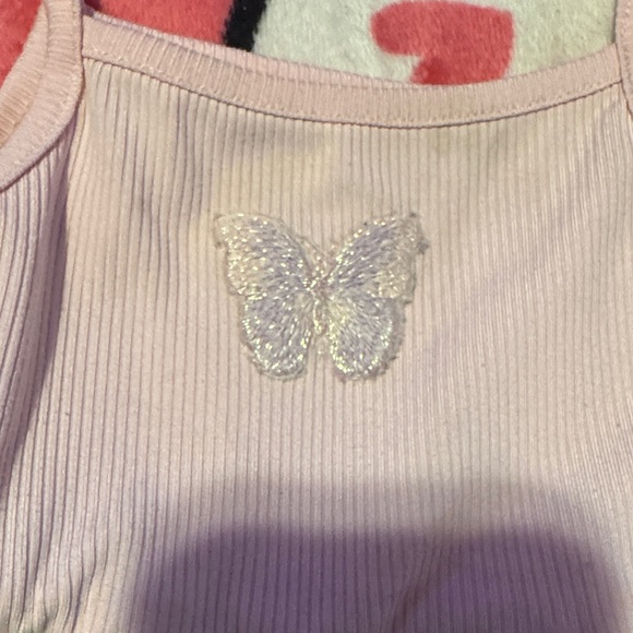 ⚡️4/$15 Children's Place Girls Sleeveless Butterfly Ruffle Dress 3D butterflies - Picture 10 of 11